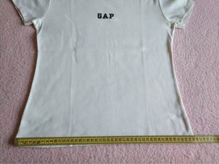 Camiseta Gap Blanca Mujer Talla S