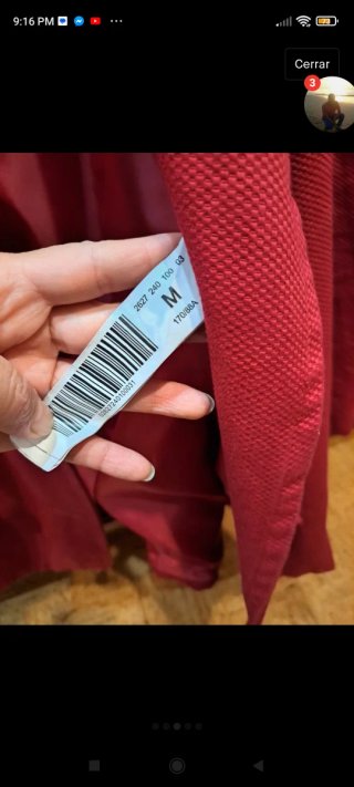 Chaqueta roja elegante