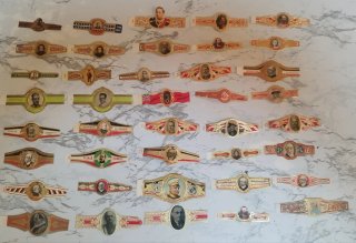 175 Vitolas Antiguas Personajes y 44 en 3 Hojas.