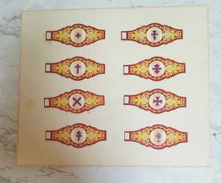 175 Vitolas Antiguas Personajes y 44 en 3 Hojas.