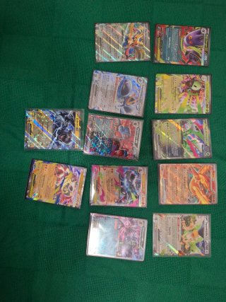 Carte Pokémon full art, ex, promo