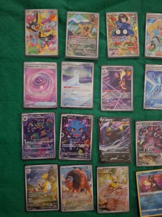 Carte Pokémon full art, ex, promo