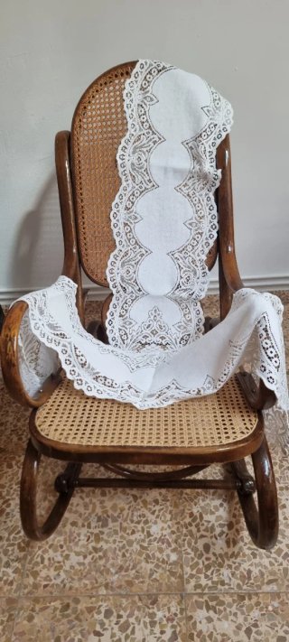 Dos tapetes encaje 130x32 cm