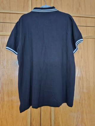 Camiseta Polo Fila Negra Talla XXL