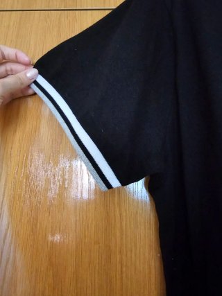 Camiseta Polo Fila Negra Talla XXL
