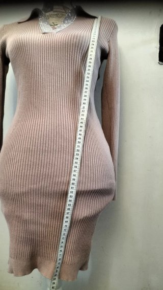 Vestido elegante manga larga