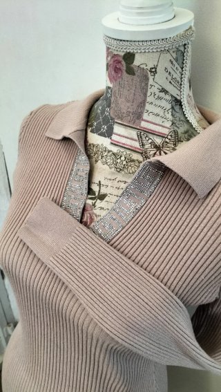 Vestido elegante manga larga