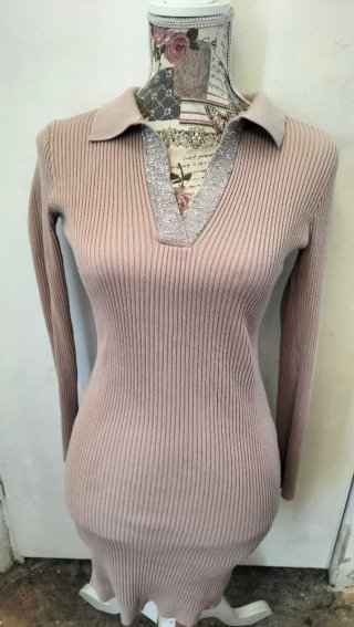 Vestido elegante manga larga