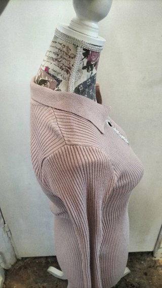 Vestido elegante manga larga
