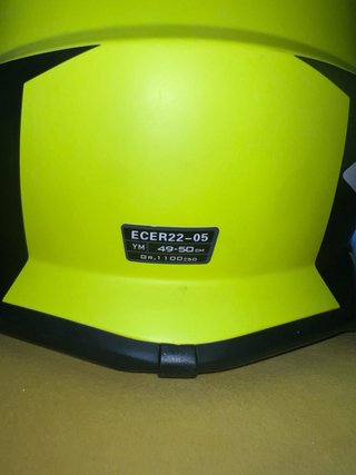 Casco Moto UFO Enduro Motocross Amarillo