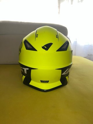 Casco Moto UFO Enduro Motocross Amarillo