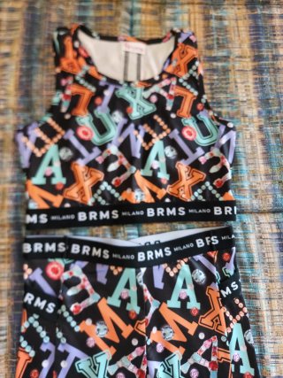 Set Brums brassiere e leggings bambina tg 12 anni