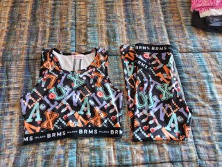 Set Brums brassiere e leggings bambina tg 12 anni