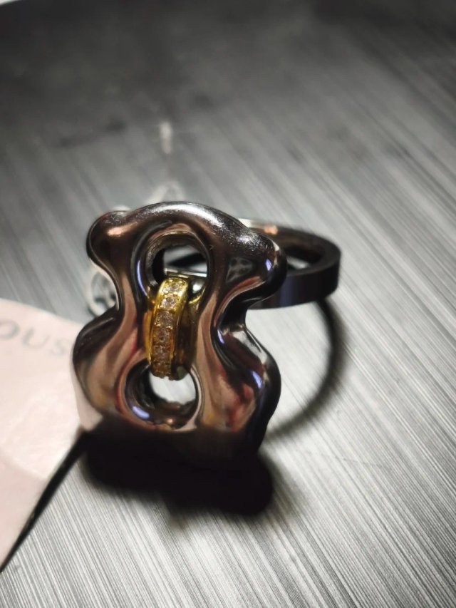 Anillo Tous Acero Chapado