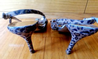 Sandalias Tacon Leopardo Talla 41