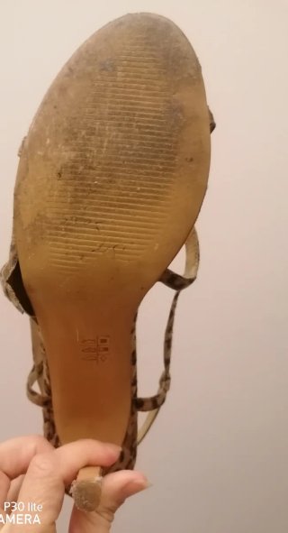 Sandalias Tacon Leopardo Talla 41