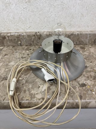 Lampada design fungo vetro Murano vintage