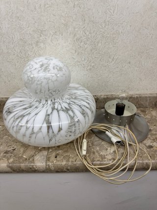 Lampada design fungo vetro Murano vintage