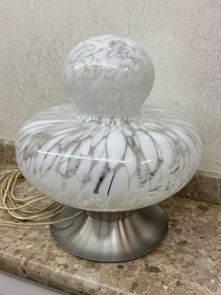 Lampada design fungo vetro Murano vintage