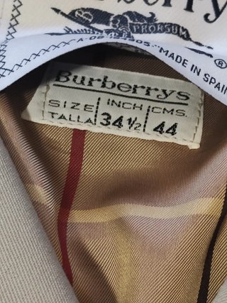 Gabardina Vintage Burberrys Beige