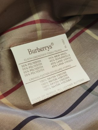 Gabardina Vintage Burberrys Beige