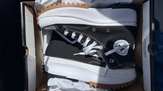 Converse Run Star Hike Hi Negras T40