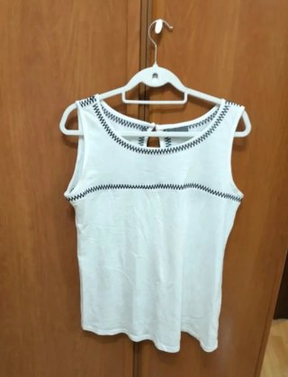 Camiseta sin mangas de Yessica, talla L