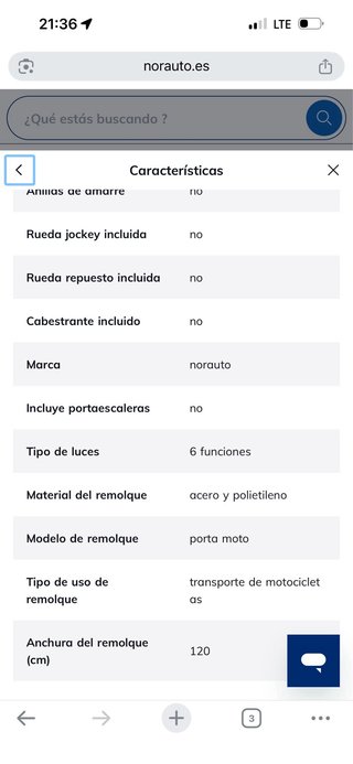 Remolque Portamotos NORAUTO Basic 250kg