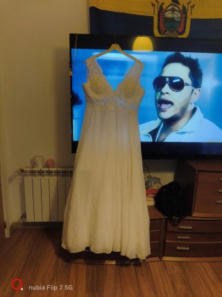 Vestido de Novia Talla XXL Encaje