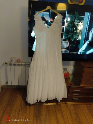 Vestido de Novia Talla XXL Encaje