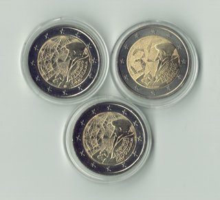 Lote 14 monedas conmemorativas de 2 euros Erasmus