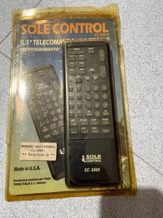 Telecomando universale Sole Control SC 500 E