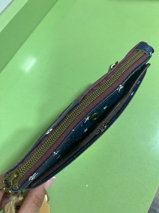 Cartera polipiel mujer tarjetero cuelgallave
