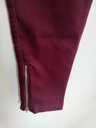 Jeggins burdeos