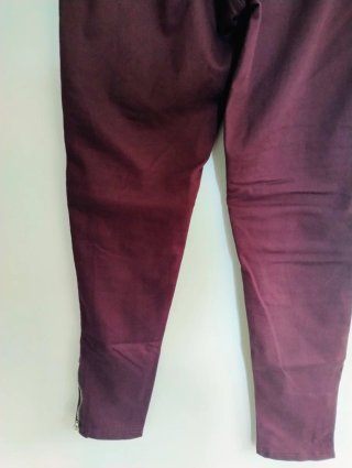 Jeggins burdeos