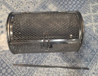 Cesta giratoria freidora de aire. 18x12 cms.