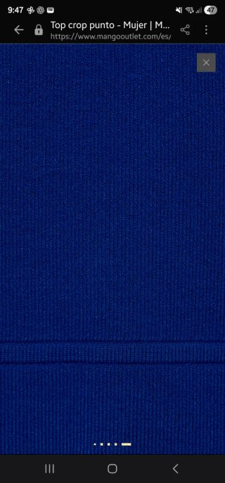Top azul MNG