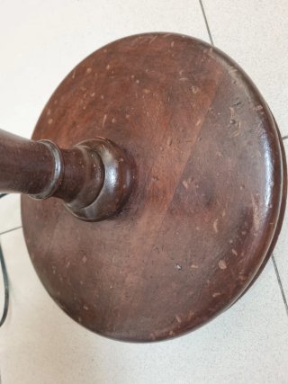 Lámpara de pie madera vintage