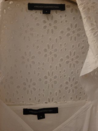 Vestido blanco bordado