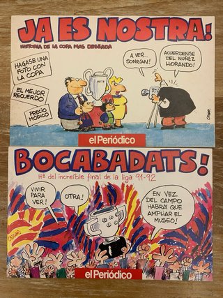 Revistas y  suplementos del FC Barcelona Barça