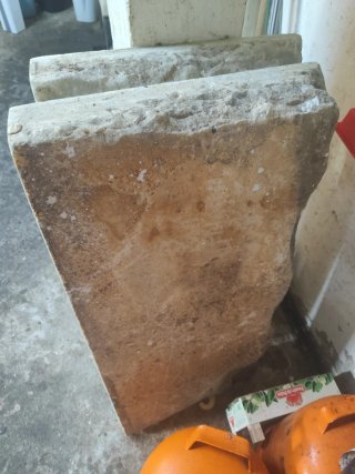 Pila/fregadero de mármol blanco