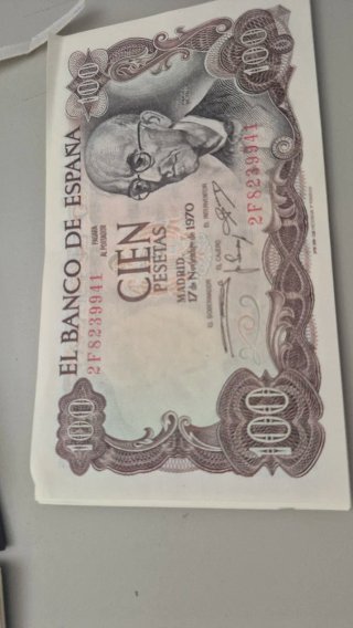 Billete 100 pesetas Banco de España 1970