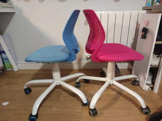 Sillas Escritorio Infantil/Juvenil Rosa y Azul