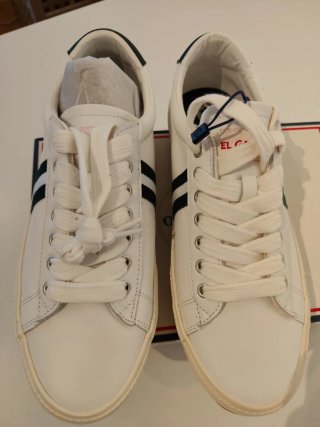 Zapatillas El Ganso Blancas y Verdes
