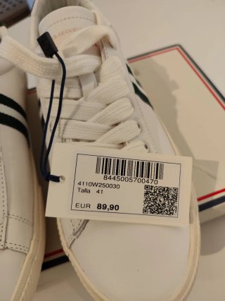 Zapatillas El Ganso Blancas y Verdes