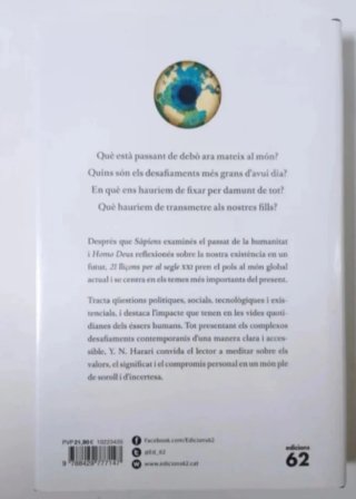 2 Llibres Yuval Noah Harari.