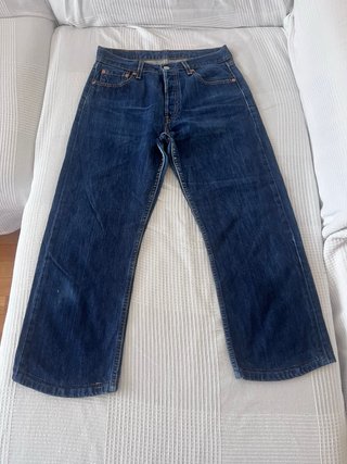 Levi's 501 W30 L32 Vaqueros Vintage Azul Oscuro