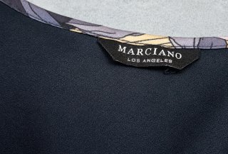 Vestido Marciano Los Angeles satinado floral|Nuevo