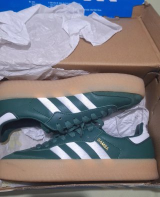 Adidas Samba XL Verde Blanco