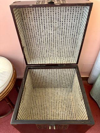 Baúl oriental madera